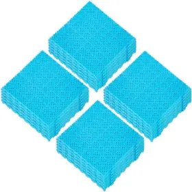 Djmtxlst1.3cm0001v0 Vevor Drainage Tiles Interlocking 25 Pack Blue Outdoor Modular Dec