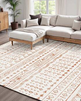 Vevor Jxzxdt5x7ftxc1azu001v0 Area Rug 5 X 7 Ft Large Washable Non-slip And Tear-resistant Soft Carpet