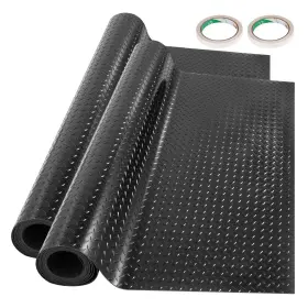 Pvcdb2jbkzs450cm1v0 Vevor Garage Floor Mat 177.17 X 43.31 Inch Pvc Flooring Roll Non-slip Diamon