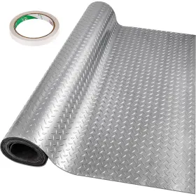 Pvcdbyszsw1.22m01v0 Vevor Garage Floor Mat 3.9x6.56ft Vinyl Flooring Roll Anti-slide Diamond
