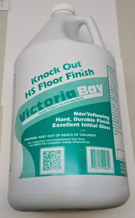 Victoria Bay 895415004800 Vicies Knockout High Solids Floor Finish. Gloss. Hard Durable Finish