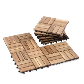Dt011 Victory Relax Acacia Wood Flooring Interlocking Deck Tiles For Patio Decor 9 Pcs 12 Slats Wate Dt011 Victory Relax Acacia Wood Flooring Interlocking Deck Tiles For Patio Decor 9 Pcs 12 Slats Wate