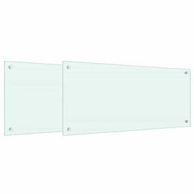 Vidaxl 3415419 Kitchen Backsplash Tempered Glass Shield Heat Resistant Panel Modern