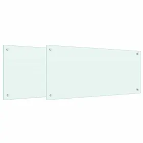 3415419 Vidaxl Kitchen Backsplash Tempered Glass Shield Heat Resistant Panel Modern