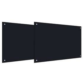 Vidaxl 3415438 Kitchen Backsplash Tempered Glass Modern Accessory Panel Sleek Design