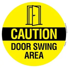 60-1609-ro12-f664 Visual Workplace Floor Sign High Bond 12 Inch Round