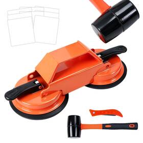 Vornalex Dbxp-316 Floor Gap Fixer Double Suction Cup 45 Striking 4.7 X 11 4.3 Inches Orange