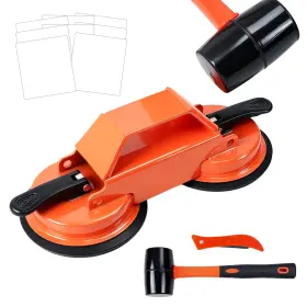 Dbxp-316 Vornalex Floor Gap Fixer Double Suction Cup 45 Striking 4.7 X 11 4.3 Inches Orange