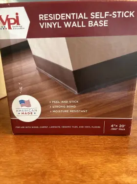 Vpi 767204225447 Residential Self-stick Vinyl Wall Base Black 4 Inch X 20 Made Usa C13 Vpi 767204225447 Residential Self-stick Vinyl Wall Base Black 4 Inch X 20 Made Usa C13