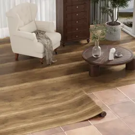 Cj1014 W&u Peel And Stick Vinyl Flooring Roll 24 Inch X 196 / 32 Sq.ft