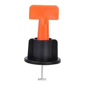 Wal Front 719233137253 50pcs Tile Spacers Leveling System Kit Positioning Tools Reusable Orange