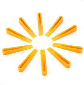 Walfront 736077131377 100pcs Tile Leveling Wedge Reusable System Wedges Orange