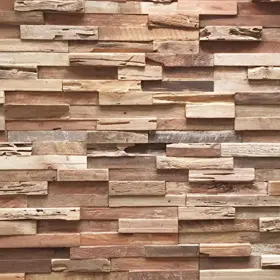 22760110-a Wall Supply 3d Panels Reclaimed Rustic Asian Teak Wood Home Decor Wallpaper Alte