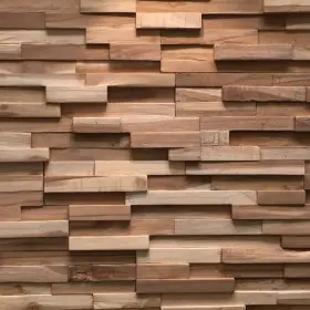 22760111-a Wall Supply Ultrawood Firenze Reclaimed Teak Wood 3d Panels - Home Decor Wallpaper A