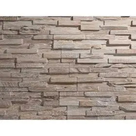 0.79x7.0x Wall Supply 850028791073 19.49 Inch White Ultrawood Z-shape Interlocking Wood Panels 10 Pack