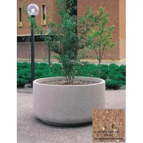 Tf4035w22 Wausau Tile Planter Round 36 Inch Lx36 Wx24 H