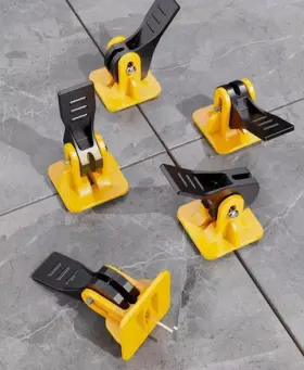 Tls50yt50tp Wellco Tile Leveling Systems - 50-pack 1.1 Inch W Yellow Abs Plastic Leveler