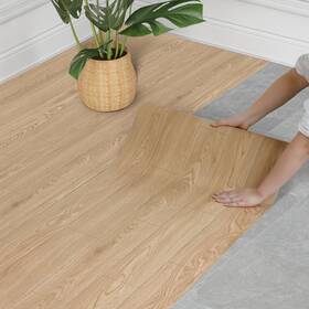 Wifea Sw-1568 Self Adhesive Vinyl Flooring Roll 23.6 Inch X 393 /64 Sq.ft Wood Grain Peel Stick
