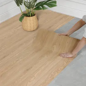 Sw-1568 Wifea Self Adhesive Vinyl Flooring Roll 23.6 Inch X 393 /64 Sq.ft Wood Grain Peel Stick