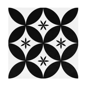 Wonth732gao89 Wonth Peel And Stick Floor Tile Black White Self-adhesive Circle Pattern Wonth732gao89 Wonth Peel And Stick Floor Tile Black White Self-adhesive Circle Pattern