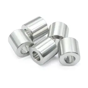 Yt-dp001 Wulankd 25pcs Aluminum Spacer 1/2 Inch Od X 1/4 Id Odx1/4 Idx1/2 Length