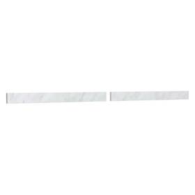 Wyndham Collection 313019333329 72 Inch Marble Backsplash In White Carrara