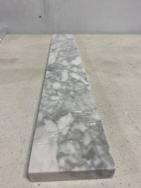 Wyndham Collection Wcfvca1sscw 21-1/4 Inch X 3 Sidesplash - White Carrara Marble