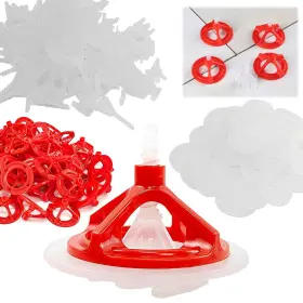 Xa029a Xinhnmuu 200 Pcs Tile Leveling System Baseplates And Reusable Caps Kit 1/16 Inch Spa