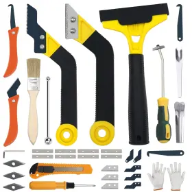 Xoermioy 445003231205 37-piece Grout Removal Tool Kit With Saws And Blades For Tile Repair
