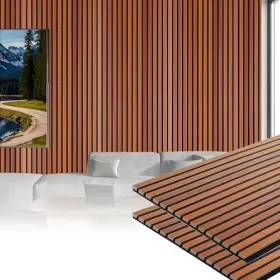 Walnut2 Xuxuanhome.z 3dwpz2 Acoustic Wood Wall Panels For 47.2 23.6inch