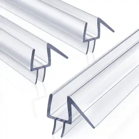 Yecaye 711766624910 3pack 3/8 Inch X 39 Shower Door Bottom Seal - 3pcs Transparent