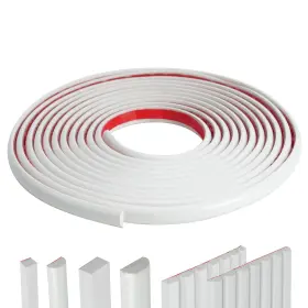 Yefanxi 0.78in 0.27in 0.79in 10ft Semi-circular Flexible Peel Andstick Trim Molding Fo
