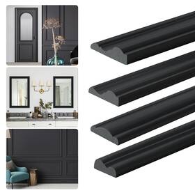 Yefanxi 768641077309 Flexible Chair Rail Panel Molding Finish Trim 10ft 1.6in Peel And St