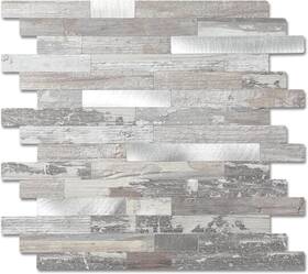 Yipscazo 313089284231 2026 New Upgrade Peel And Stick Wood Metal Tile Backsplash On Ti