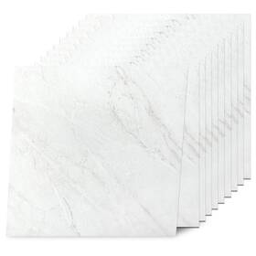 Yipscazo Sf001-32 Peel And Stick Floor Tile 32 Sq.ft Coverage 32-pack Ivory White 12 Inch