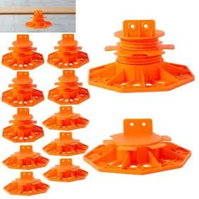 Bzg30-70 Ymszgbzg 12pack Adjustable Deck Support Pedestal 1-3/16ftft To 2-3/4ftft Height Found