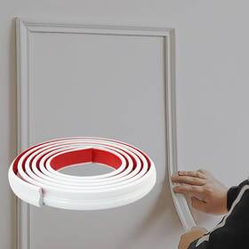 Yolobdm 717504419909 20ft X 1.6in Tpe Peel And Stick Wall Molding Trim Flexible Self Adhesive Cha