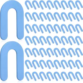 Yookeer 313037615674 Tile Leveling System Spacers 1/16 Inch Horseshoe Shim U Shape Plas