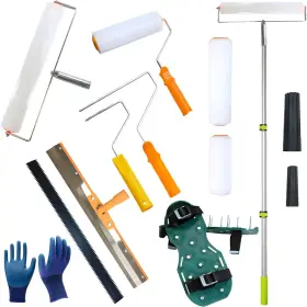 Zlpgj008 Yuhsywl Self Leveling Cement Tool Kit Epoxy Flooring Self-leveling Rake Spike