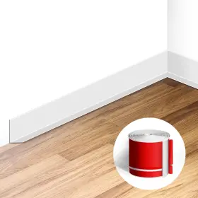 Jtx-01 Yygcl Flexible Baseboard Molding Trim 3 Inchw X 20 Feetl Self Adhesive Vinyl Wall B