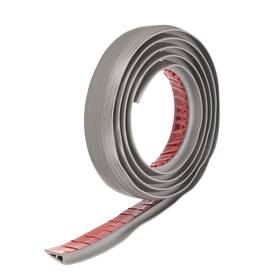 Zaplyte 617662799830 Floor Transition Strip 2 Inch 10ft For 10mm Edging Grey Wood Grain