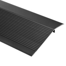 Zaplyte 656320965873 Aluminum Floor Transition Strip Door/tile/carpet To Tile Edging Black