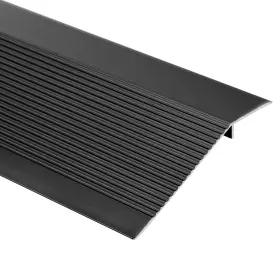 Zaplyte 656320965873 Aluminum Floor Transition Strip Door/tile/carpet To Tile Edging Black