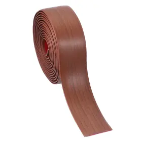 Zaplyte 672668991039 Self Adhesive Floor Transition Strip 20ftx2 Inch Vinyl Divider Walnut