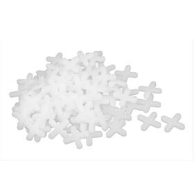Zaplyte 709874451009 Wall Floor Tile Plastic Cross Spacer 5mm White 100pcs