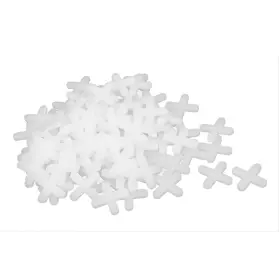 Zaplyte 709874451009 Wall Floor Tile Plastic Cross Spacer 5mm White 100pcs