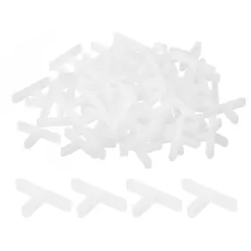 Zaplyte 724117465087 500pcs Wall Floor Tile Plastic T Shape Spacers Tiling Tools 2.5mm 3/32 Inch White Zaplyte 724117465087 500pcs Wall Floor Tile Plastic T Shape Spacers Tiling Tools 2.5mm 3/32 Inch White