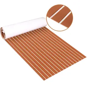 Zeeos 797550953985 Eva Foam Teak Floor Decking Sheet 94.5ftftx36ftft Non-skid-self-adhesive Inch