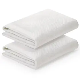 Z-fiberglassrawmaterials-2pcs Zenfun 2 Packs 6 Oz 12 Feet X 50 Inches Each Fiberglass Cloth E-glass Large