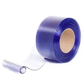 Pscl4004 Zhengzhou Aucs Co. Ltd. Standard Clear Pvc Smooth Curtain Strip Door Bulk Roll 50ft Length X 16 Inch